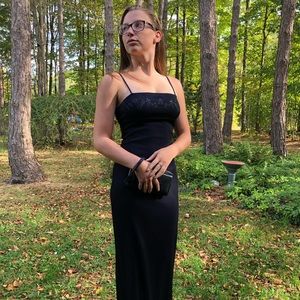 Long, Sleek, Formal dress